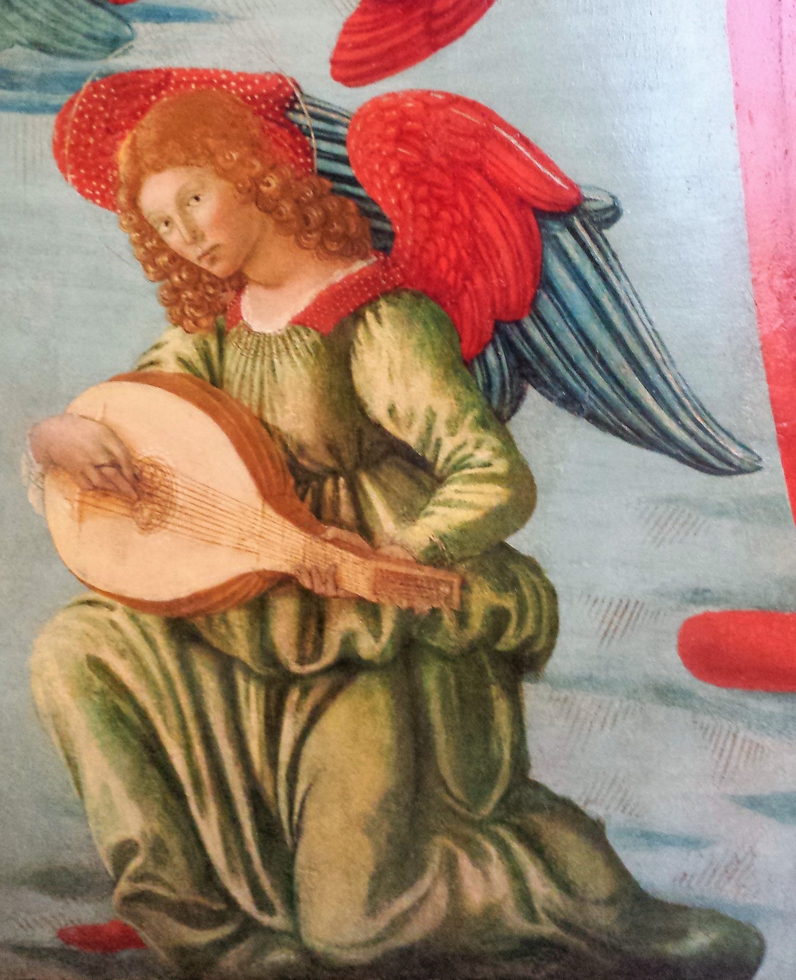 Botticini Coronation of the Virgin detail